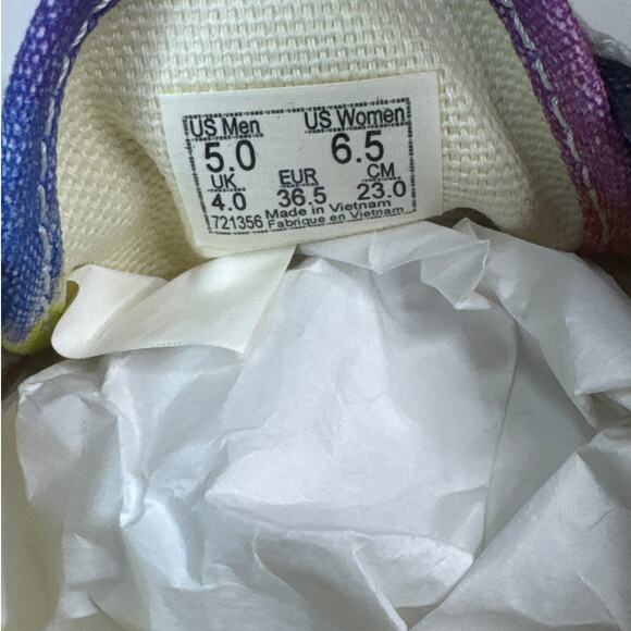 Vans Authentic Washed Tie Dye Low Top Shoes Mens Size 5/Women's Size 6.5 - Picture 10 of 10